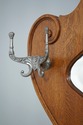F74372: Antique Restored Oak Victorian Hall Rack W