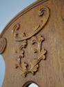 F74372: Antique Restored Oak Victorian Hall Rack W
