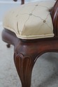 74172: THOMASVILLE Curved Queen Anne Style Chair &