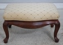 74172: THOMASVILLE Curved Queen Anne Style Chair &