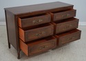 F74305: Vintage French Country Walnut Finish Low D