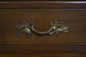 F74305: Vintage French Country Walnut Finish Low D