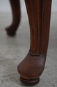 74172: THOMASVILLE Curved Queen Anne Style Chair &