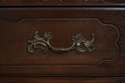 F74306: Vintage French Country Walnut Finish High 