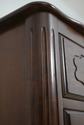 F74306: Vintage French Country Walnut Finish High 
