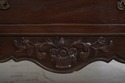 F74306: Vintage French Country Walnut Finish High 