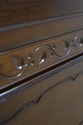 F74306: Vintage French Country Walnut Finish High 