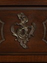 F74306: Vintage French Country Walnut Finish High 