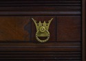 LF74286: Victorian Restored Walnut 2 Door Bookcase