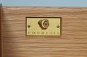 74175: COUNCILL Banded Mahogany High Chest Of Draw