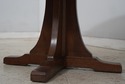 74300: STICKLEY Round Mission Oak 52 inch Dining R