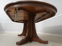 74300: STICKLEY Round Mission Oak 52 inch Dining R