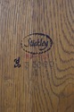 74300: STICKLEY Round Mission Oak 52 inch Dining R