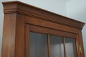 74314: HENKEL HARRIS Cherry Lighted Curio Corner C