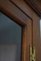 74314: HENKEL HARRIS Cherry Lighted Curio Corner C