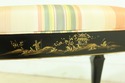 33005EC: Chinoiserie Paint Decorated Upholstered O