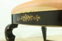 33005EC: Chinoiserie Paint Decorated Upholstered O