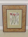 F56727EC: Pair Paint Decorated Framed Botanical Pr