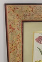 F56727EC: Pair Paint Decorated Framed Botanical Pr