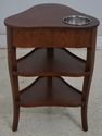 69514: BAKER Walnut 3 Tier Wine Table