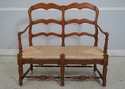 L69519: Vintage Ladderback French Country Rush Sea