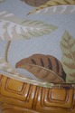 69554: Custom Heavy Wood Turtle Ottoman Footstool 