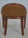 69546: JEFFCO Low Barrel Back Vanity Bench Stool