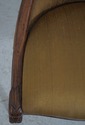 69546: JEFFCO Low Barrel Back Vanity Bench Stool