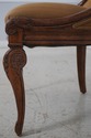 69546: JEFFCO Low Barrel Back Vanity Bench Stool