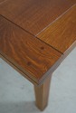 69373: STICKLEY Mission Oak Draw Top Dining Table