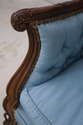 69448: French Louis XV Style Carved Walnut Tufted 