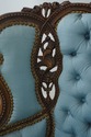 69448: French Louis XV Style Carved Walnut Tufted 