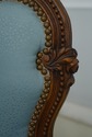 69448: French Louis XV Style Carved Walnut Tufted 