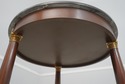69513: BAKER Round Marble Top French Empire Center