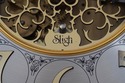 68242: SLIGH Inlaid Mahogany Grandfather Hall Cloc