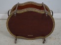 L69520: THEODORE ALEXANDER Mahogany Inlaid 2 Tier 