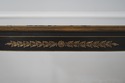 L69521: ART & COMMERCE Neoclassical Ebony & Brass 