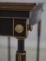 L69521: ART & COMMERCE Neoclassical Ebony & Brass 