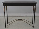 L69521: ART & COMMERCE Neoclassical Ebony & Brass 