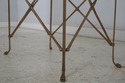 69657: Regency Style Marble Top Brass Base Occasio