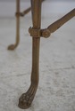 69657: Regency Style Marble Top Brass Base Occasio