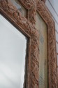 69630: Venetian Style Ribbon Carved Top Tall Mirro