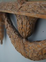 69630: Venetian Style Ribbon Carved Top Tall Mirro