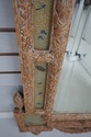 69630: Venetian Style Ribbon Carved Top Tall Mirro