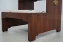 69138: HENKEL HARRIS Walnut Upholstered Tread Bed 