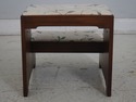 69138: HENKEL HARRIS Walnut Upholstered Tread Bed 