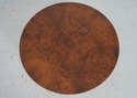 L69599: Round Italian Burl Walnut Neoclassical Cen