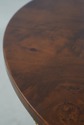 L69599: Round Italian Burl Walnut Neoclassical Cen
