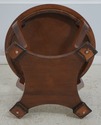 L69599: Round Italian Burl Walnut Neoclassical Cen
