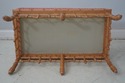 69643: Faux Bamboo Form 6 Leg Upholstered Window S